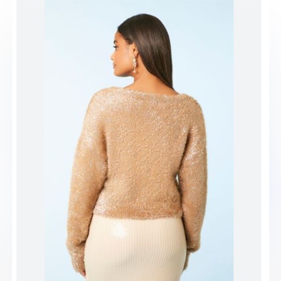 Occassion Metallic Knit Sweater - Picture 8 of 16